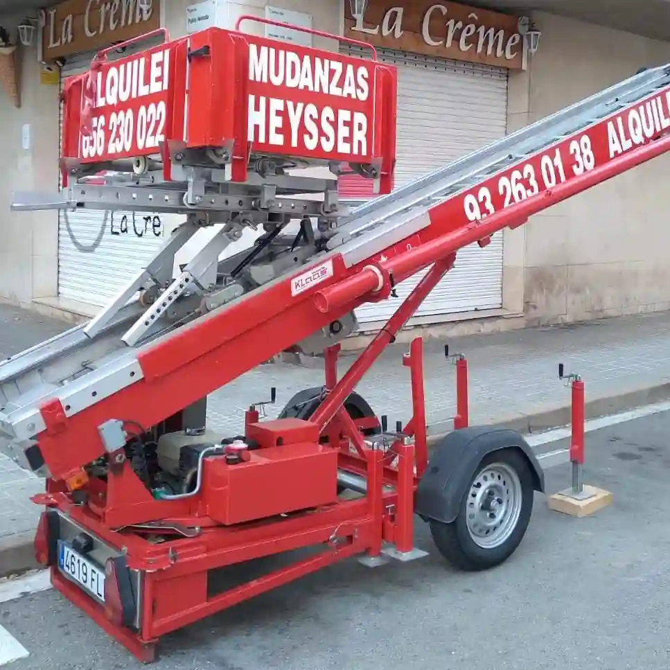 plataforma elevadora de mudanzas heysser